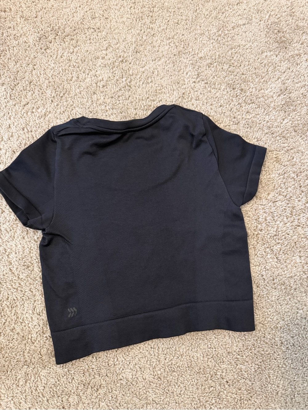 all in motion Crop Top, Small (Black)! - Picture 2 of 4
